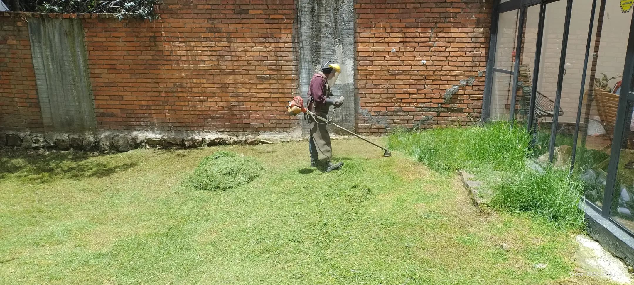 Poda de césped